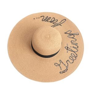 Wholesale New Style summer solid color sun hat big brim straw hat female INS style beach adjustable sun hat UV protection