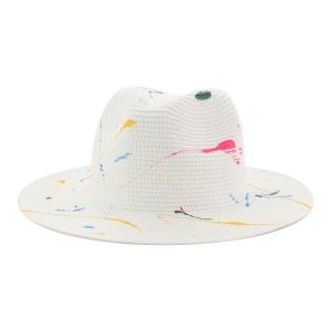custom high quality summer straw hat bulk cowboy western paper straw caps wholesale sun visor straw hats