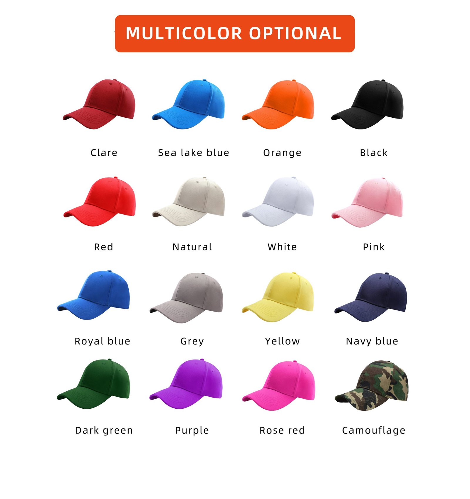 Custom100% Oxford Cotton Embroidery Logo Baseball Cap Sports Hat OEM ball Caps with Custom trucker hat daddy hat - Image 2