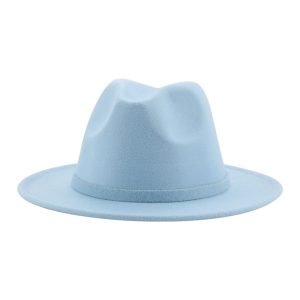 solid color panama hat plaid custom top church cap formal suede hats wholesale 2024 felt cowboy hats