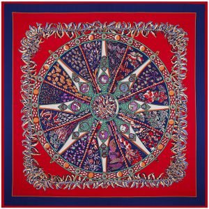 high-quality knitted fan silk scarf in acrylic wholesale ethnic scarves & shawls soft satin wrap scarves