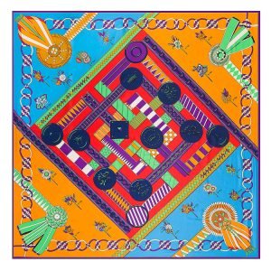 square fan designer belly dance hip scarves a high-quality ethnic scarves & shawls luxury silk scarfs