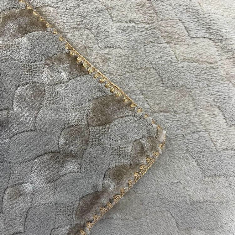 2023 hot sale fleece flannel blanket for winter custom diamond pattern bed weighted coral fleece flannel blankets sherpa blanket - Image 3