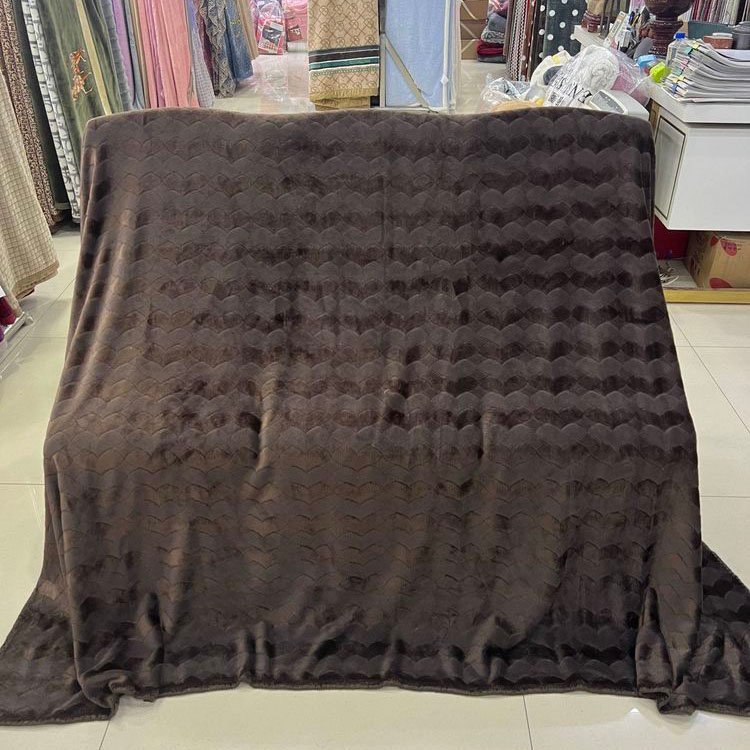 2023 hot sale fleece flannel blanket for winter custom diamond pattern bed weighted coral fleece flannel blankets sherpa blanket - Image 4