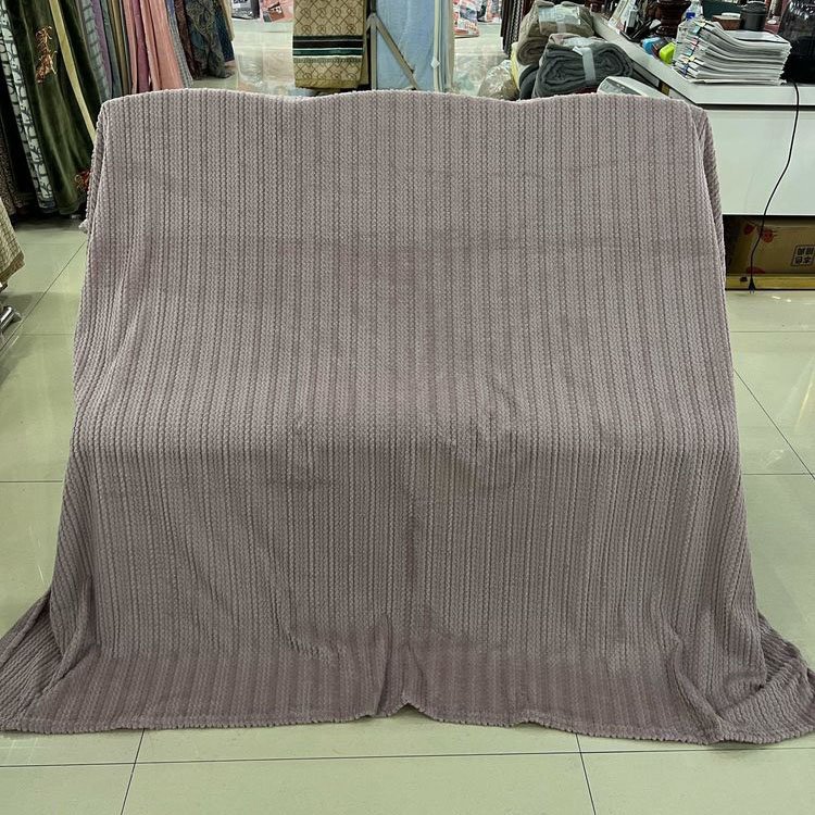 2023 hot sale fleece flannel blanket for winter custom diamond pattern bed weighted coral fleece blankets sherpa blanket - Image 5