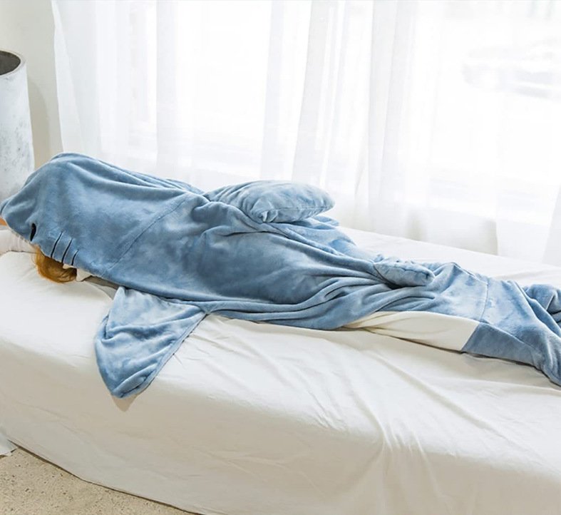 2024 hot sale custom sharkie shark blanket & throws other wearable blanket with sleeves fleece blanket wholesale - Image 2
