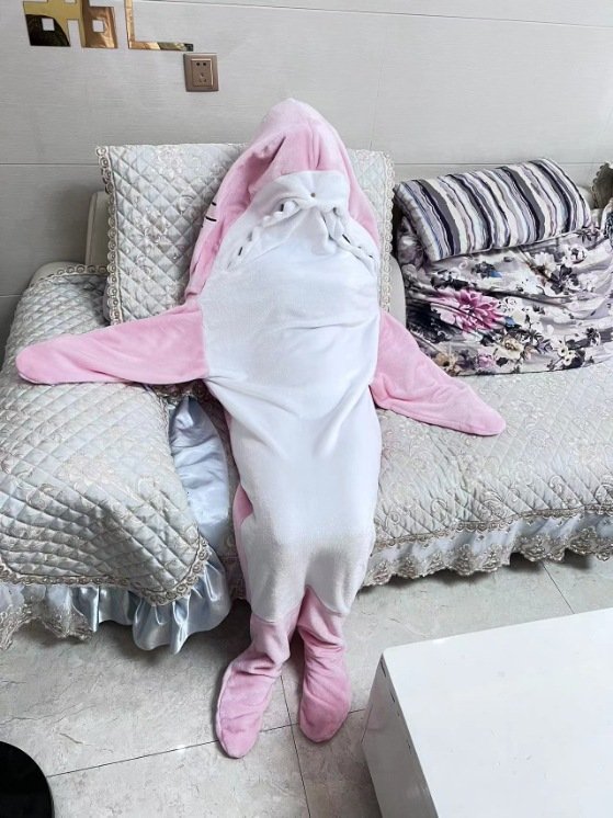 2024 hot sale custom sharkie shark blanket & throws other wearable blanket with sleeves fleece blanket wholesale - Image 6