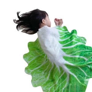 cartoon cabbage plush blanket wholesale flannel designer bed blankets pet big winter custom blankets