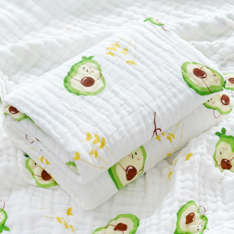 cotton knitted blankets muslin throws swaddle blankets picnic bed baby newborns blankets - Image 3