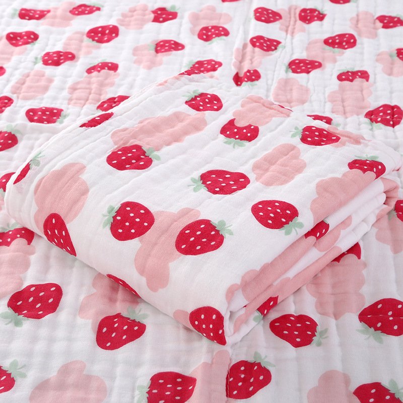 cotton knitted blankets muslin throws swaddle blankets picnic bed baby newborns blankets - Image 6