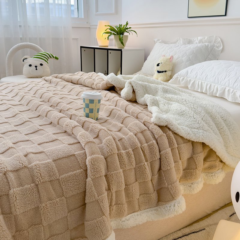 ladders weighted winter blankets double bed flannel wholesale throw blanket luxury designer blankets - Image 4
