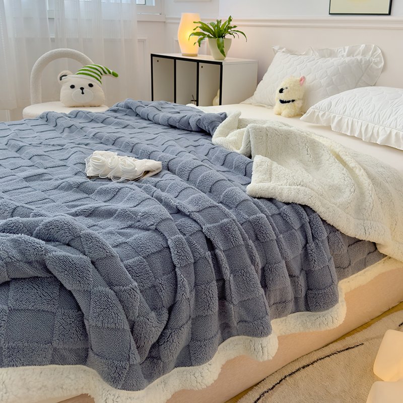 ladders weighted winter blankets double bed flannel wholesale throw blanket luxury designer blankets - Image 5